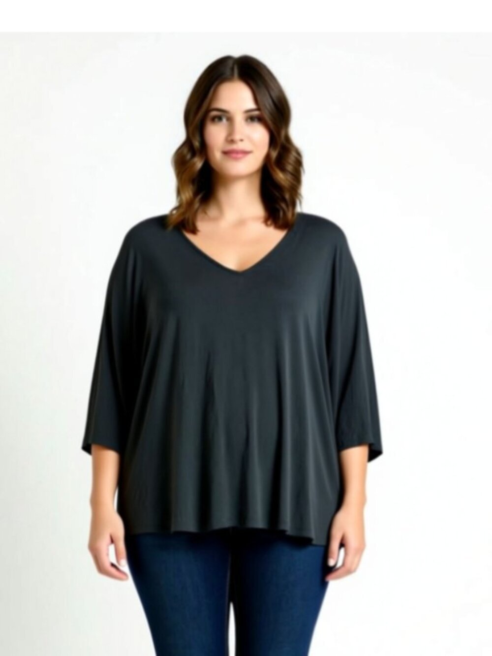 Green Envelope Women's Top Size 3X (F25)